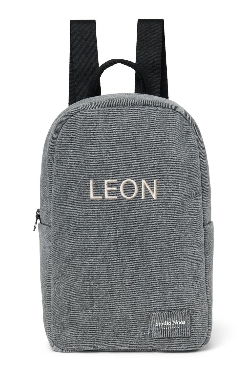 Denim Mini Backpack | Grey