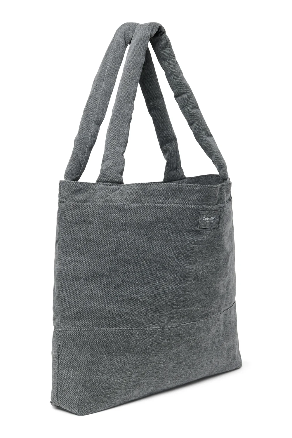 Denim Mom Bag | Grey