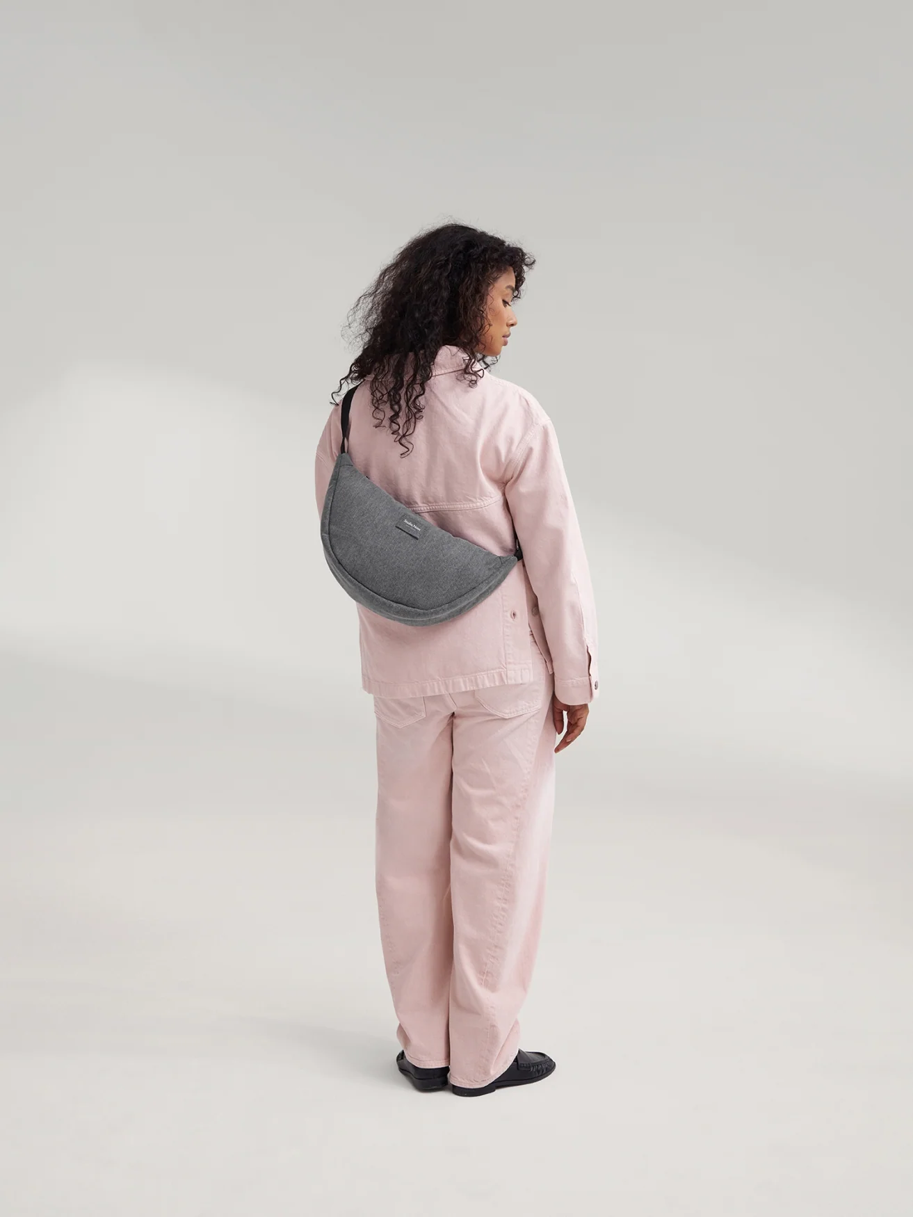 Denim Adult Fanny Pack | Grey