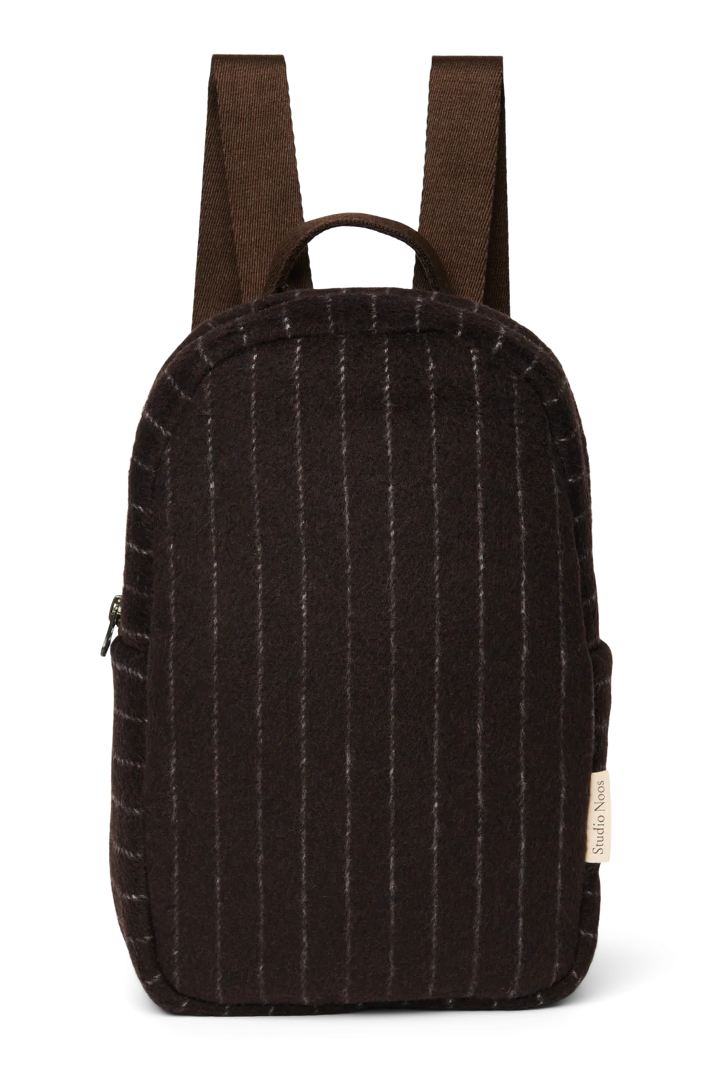 Flannel Chalkstripe Mini Backpack | Brown