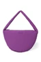 Textured Puffy Cross Body Bag | Purple
