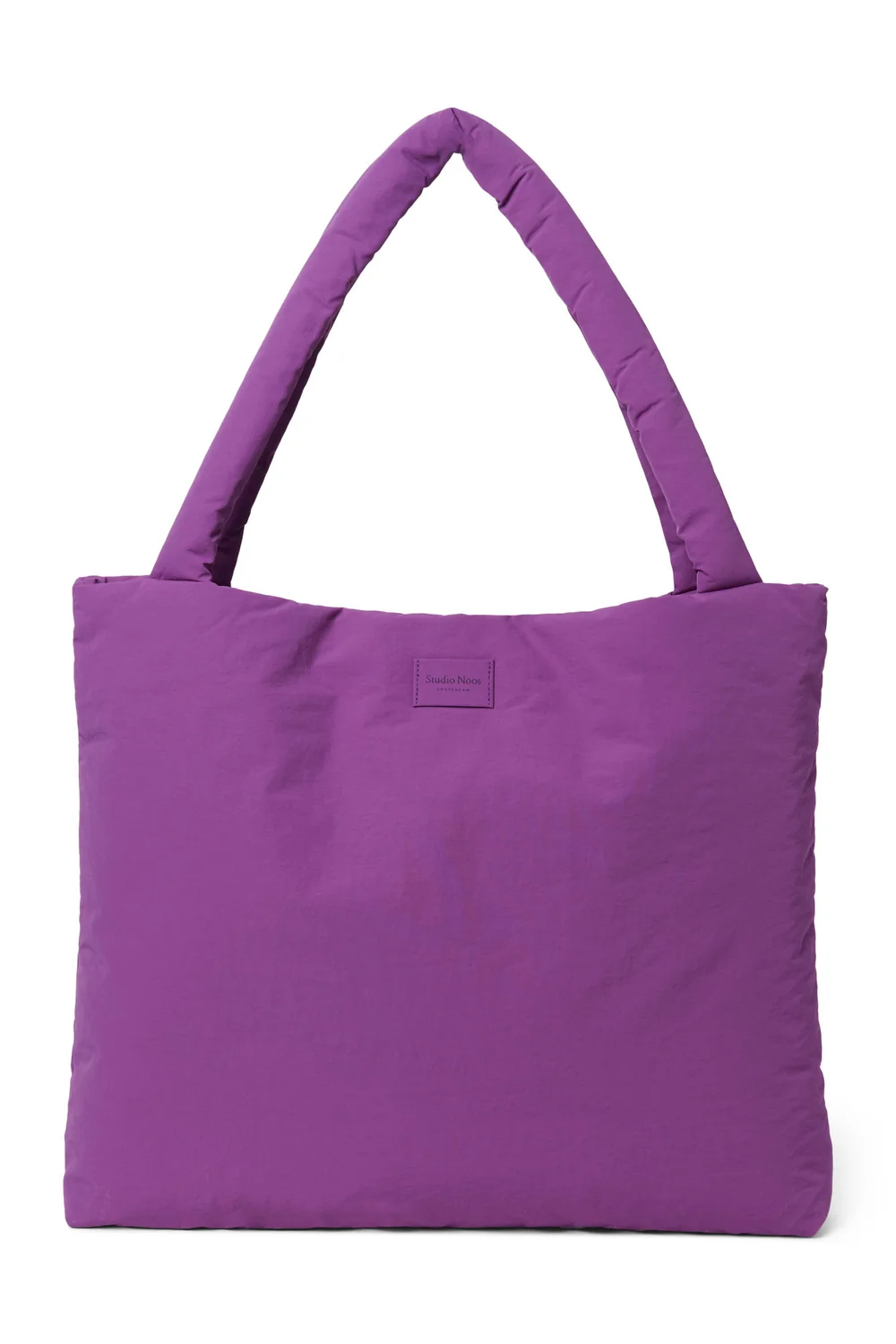 Textured Puffy Mom Bag | Purple