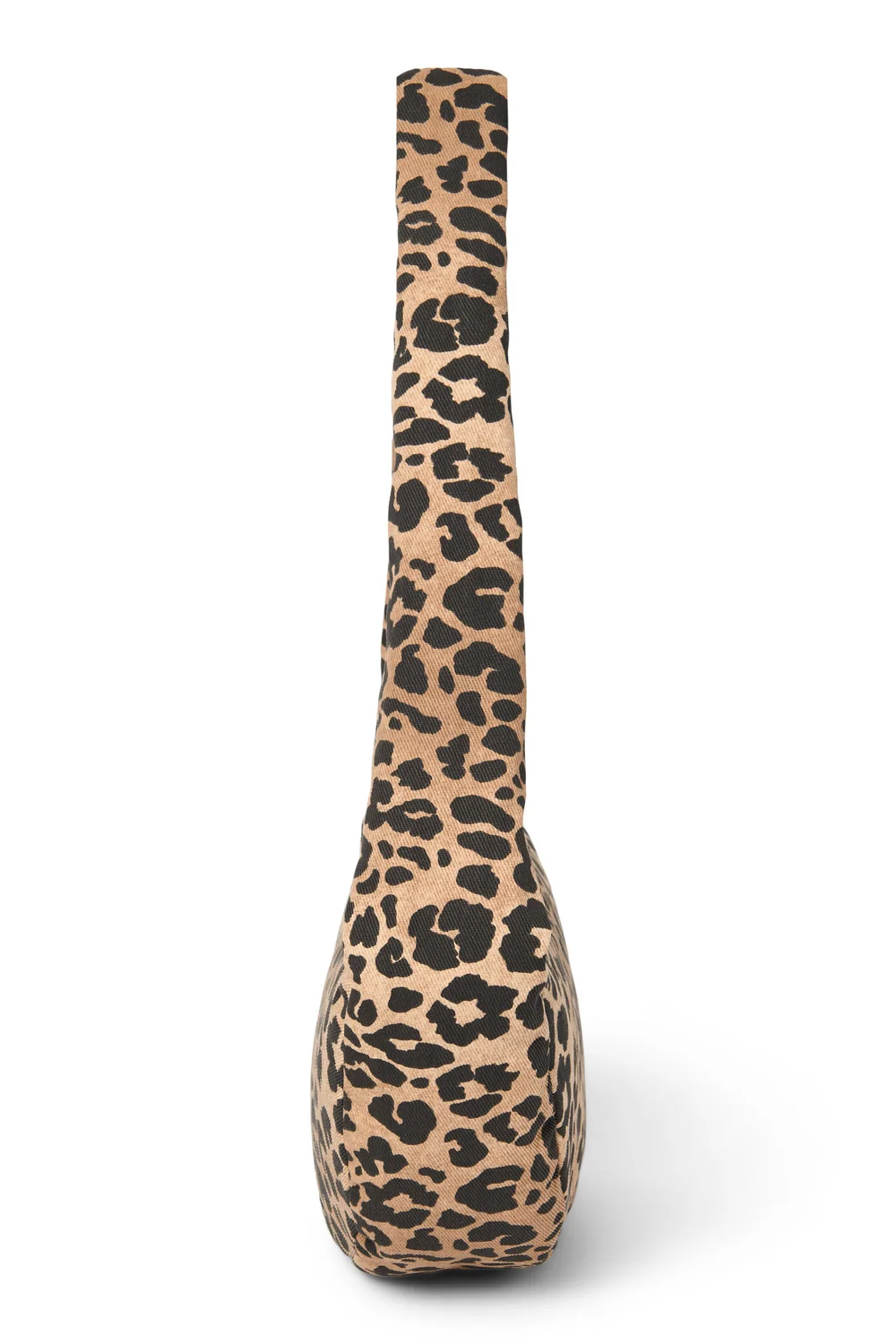 Cotton Mini Cross Body Bag | Brown Leopard