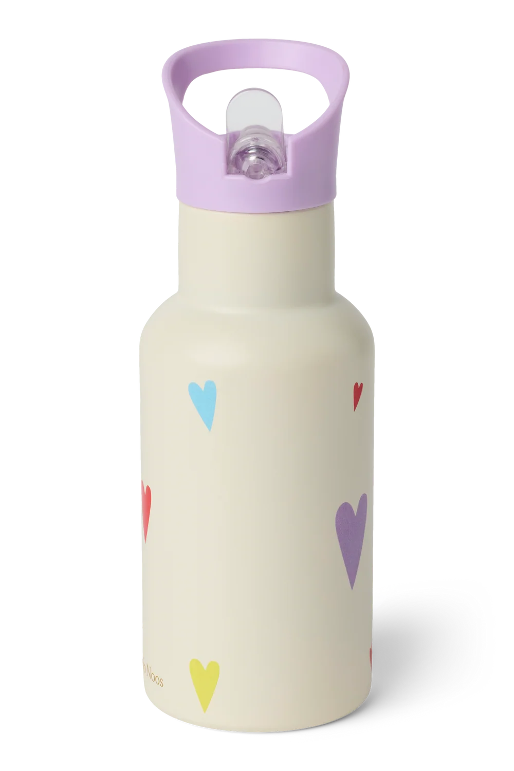Stainless Steel Bottle 350ML | White Multicolor Hearts