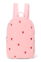 Teddy Mini Backpack | Light Pink Hearts