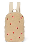 Teddy Mini Backpack | Ecru Hearts