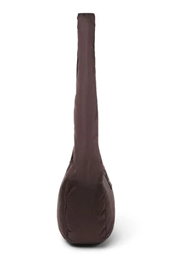 Puffy Mini Cross Body Bag | Brown