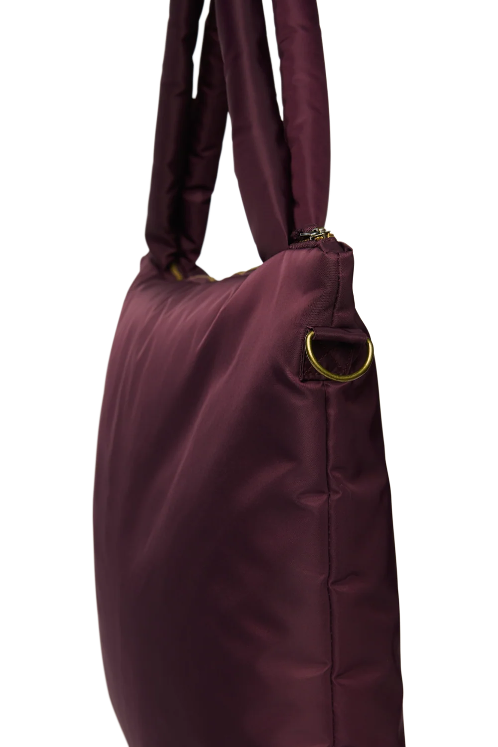 Technical Puffy Diaper Bag | Burgundy