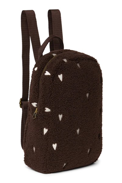 Teddy Mini Backpack | Chocolate Hearts