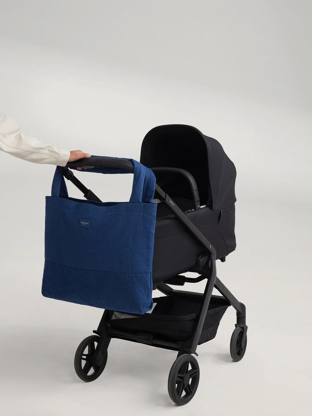 Denim Mom Bag | Dark Blue