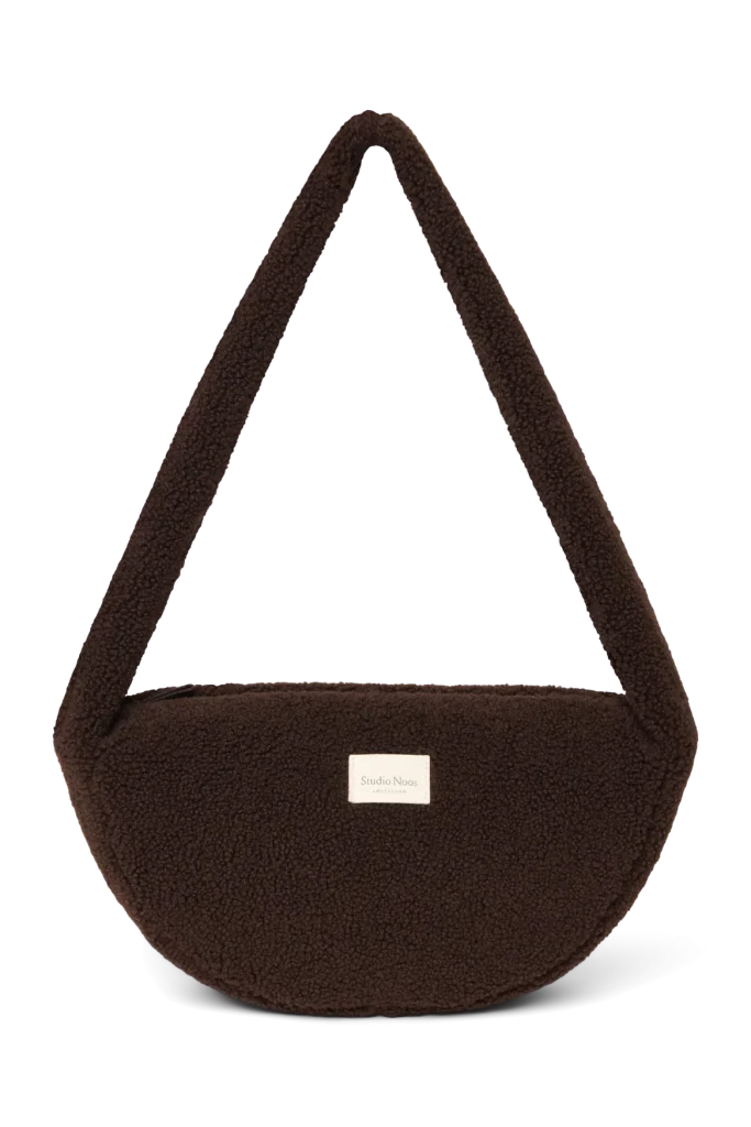 Teddy Mini Cross Body Bag | Chocolate