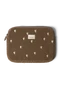 Teddy Laptop Sleeve 13 Inch | Brown Hearts