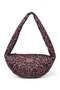 Puffy Mini Cross Body Bag | Red Leopard