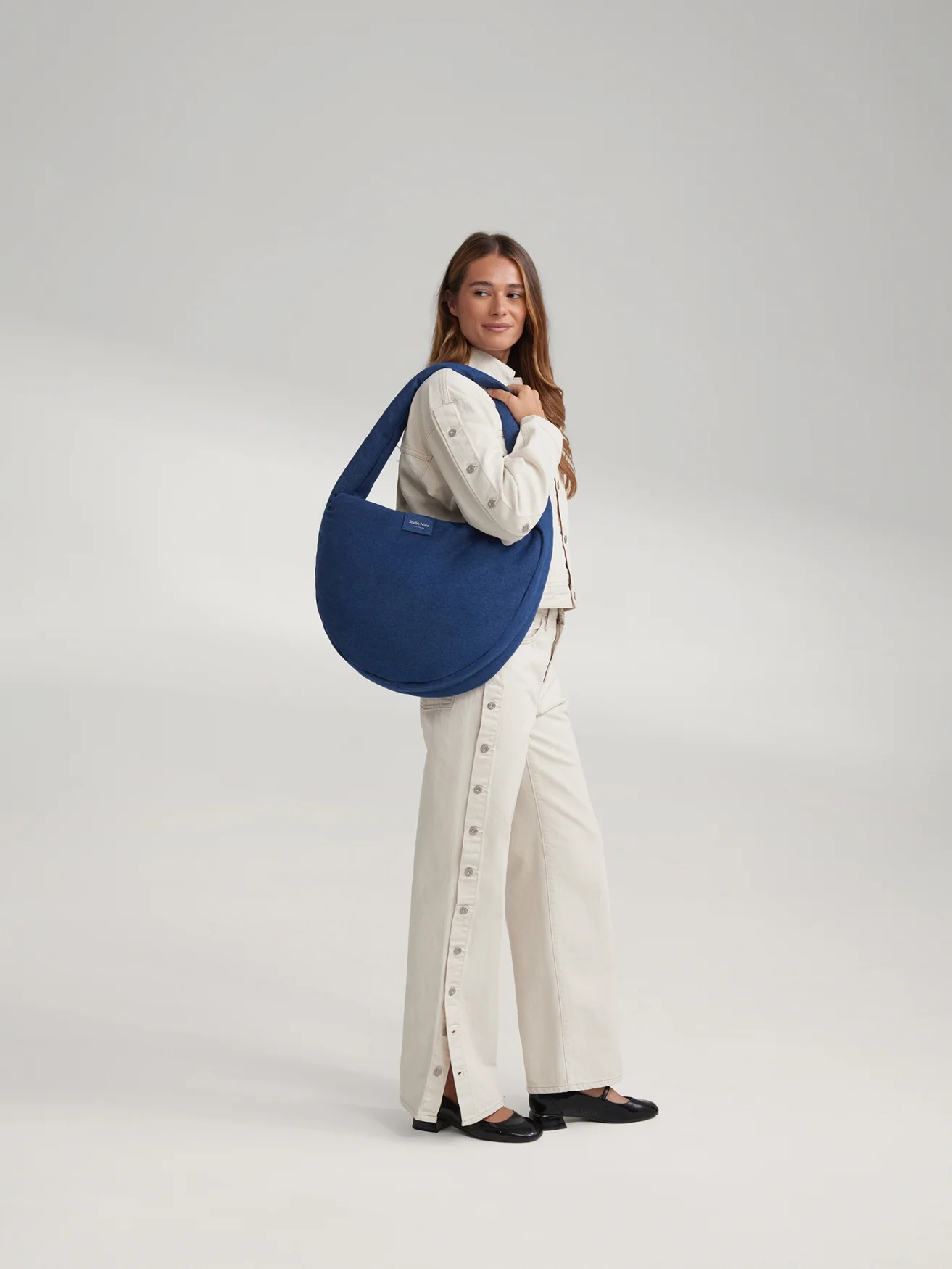 Denim Cross Body Bag | Dark Blue