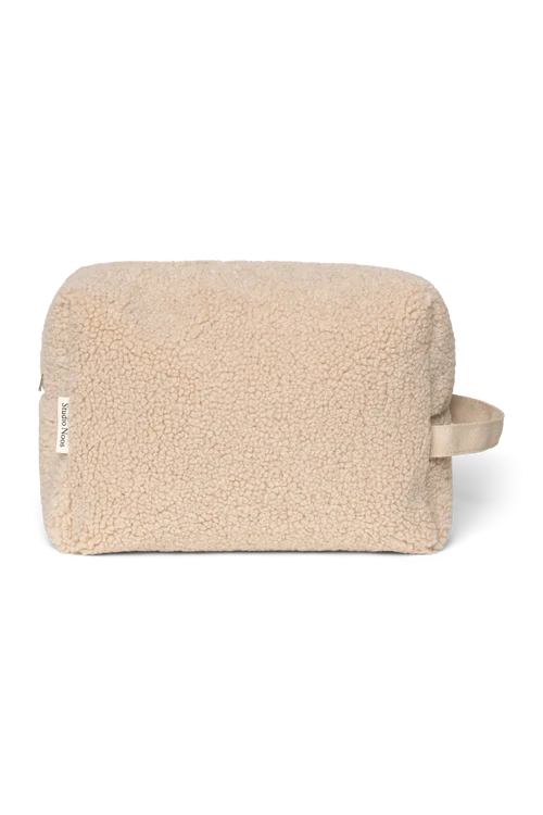 Teddy Toiletry Bag | Ecru