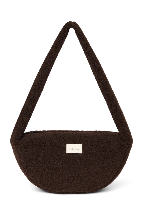 Teddy Mini Cross Body Bag | Chocolate