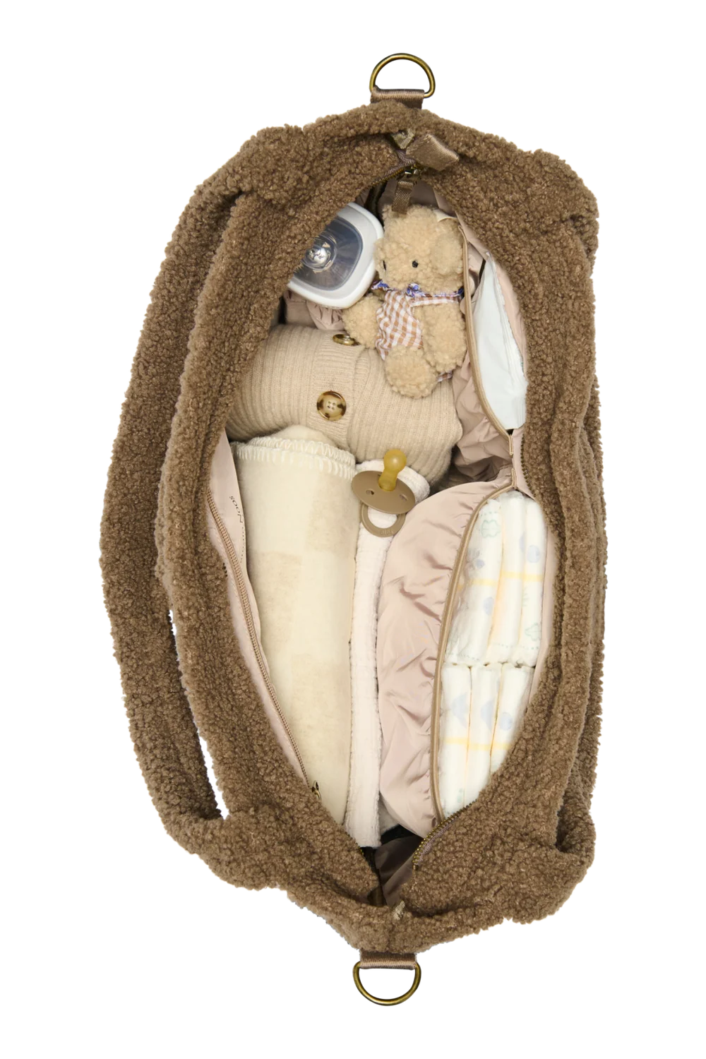 Teddy Diaper Bag | Brown