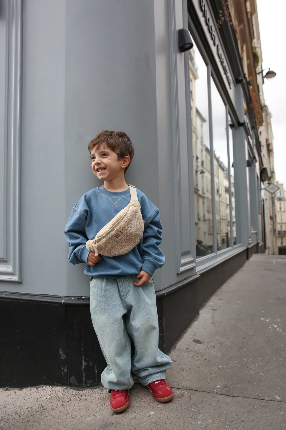 Teddy Mini Fanny Pack | Ecru