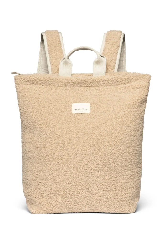 Teddy Adult Backpack | Ecru