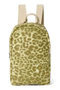 Cotton Mini Backpack | Green Leopard