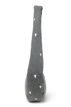 Denim Mini Cross Body Bag | Grey Hearts