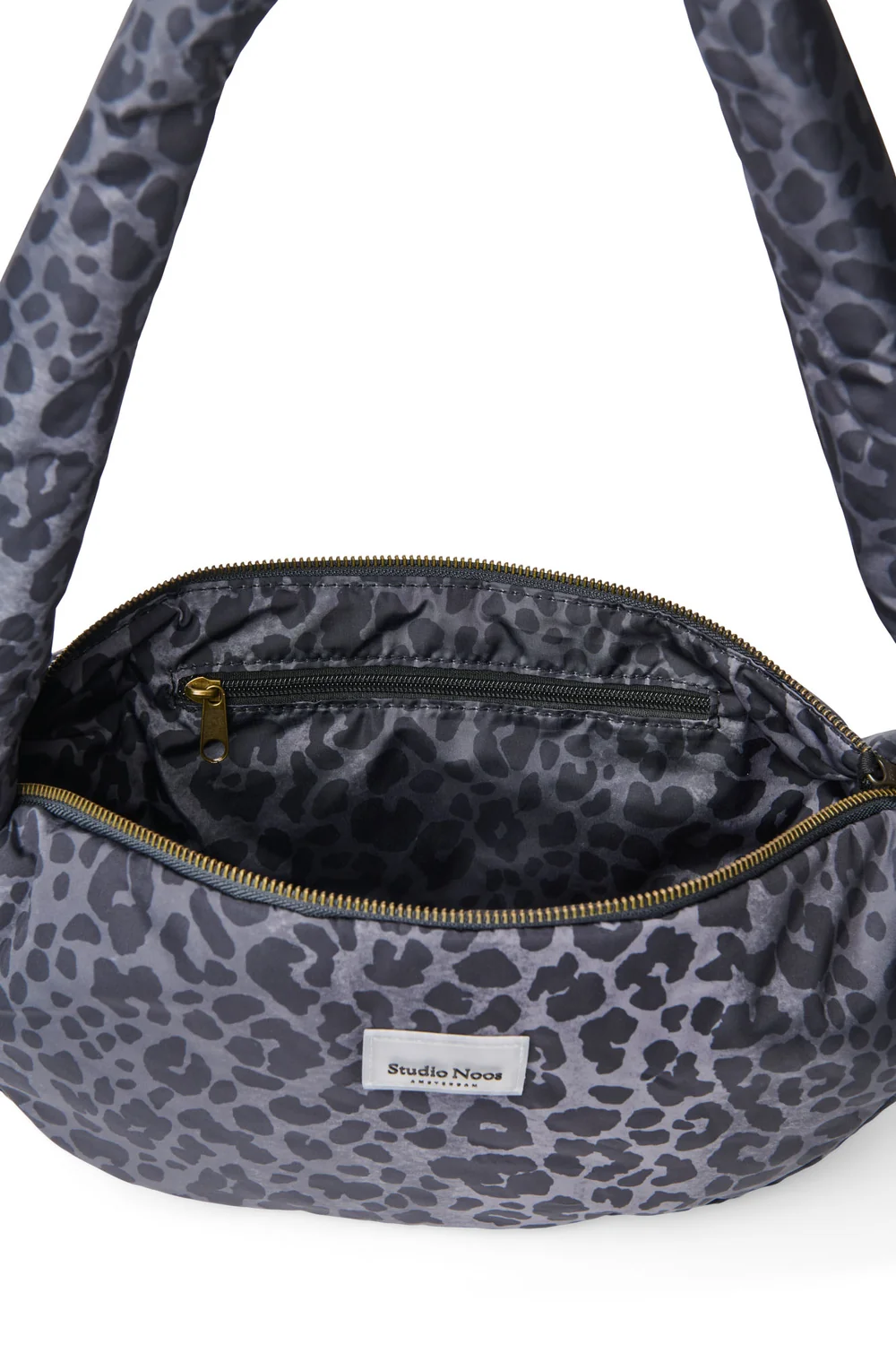Puffy Mini Cross Body Bag | Leopard