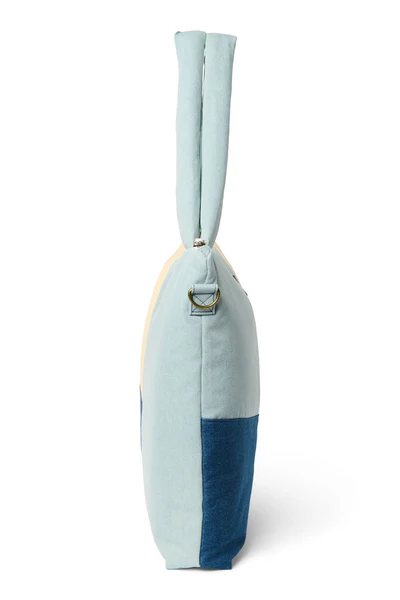 Patchwork Diaper Bag | Denim