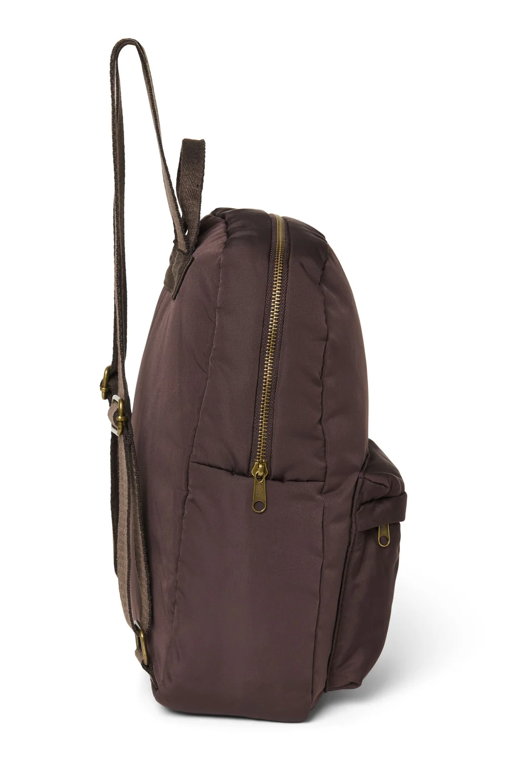 Puffy Midi Backpack | Brown