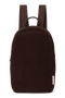 Rib Puffy Mini Backpack | Dark Brown