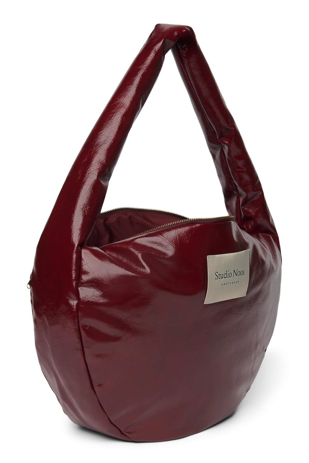 Vegan Leather Cross Body Bag | Burgundy