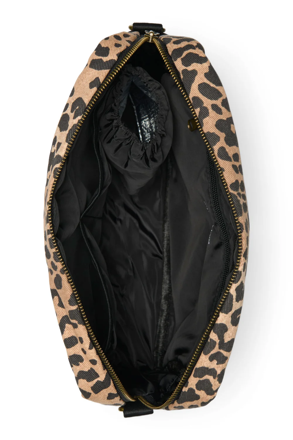 Cotton Stroller Organizer | Brown Leopard