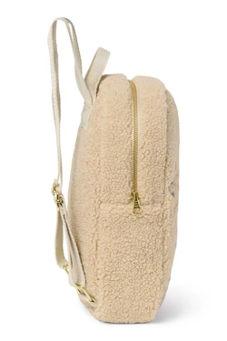 Teddy Mini Backpack | Ecru Flower Heart