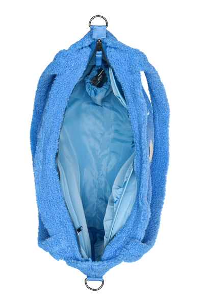 Teddy Diaper Bag | Light Blue Moon