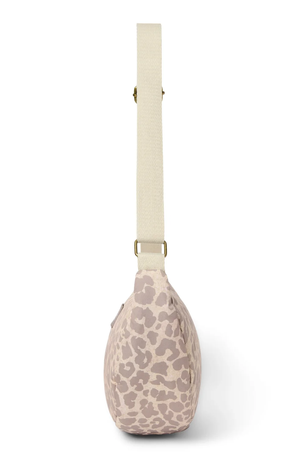 Puffy Adult Fanny Pack | Beige Leopard