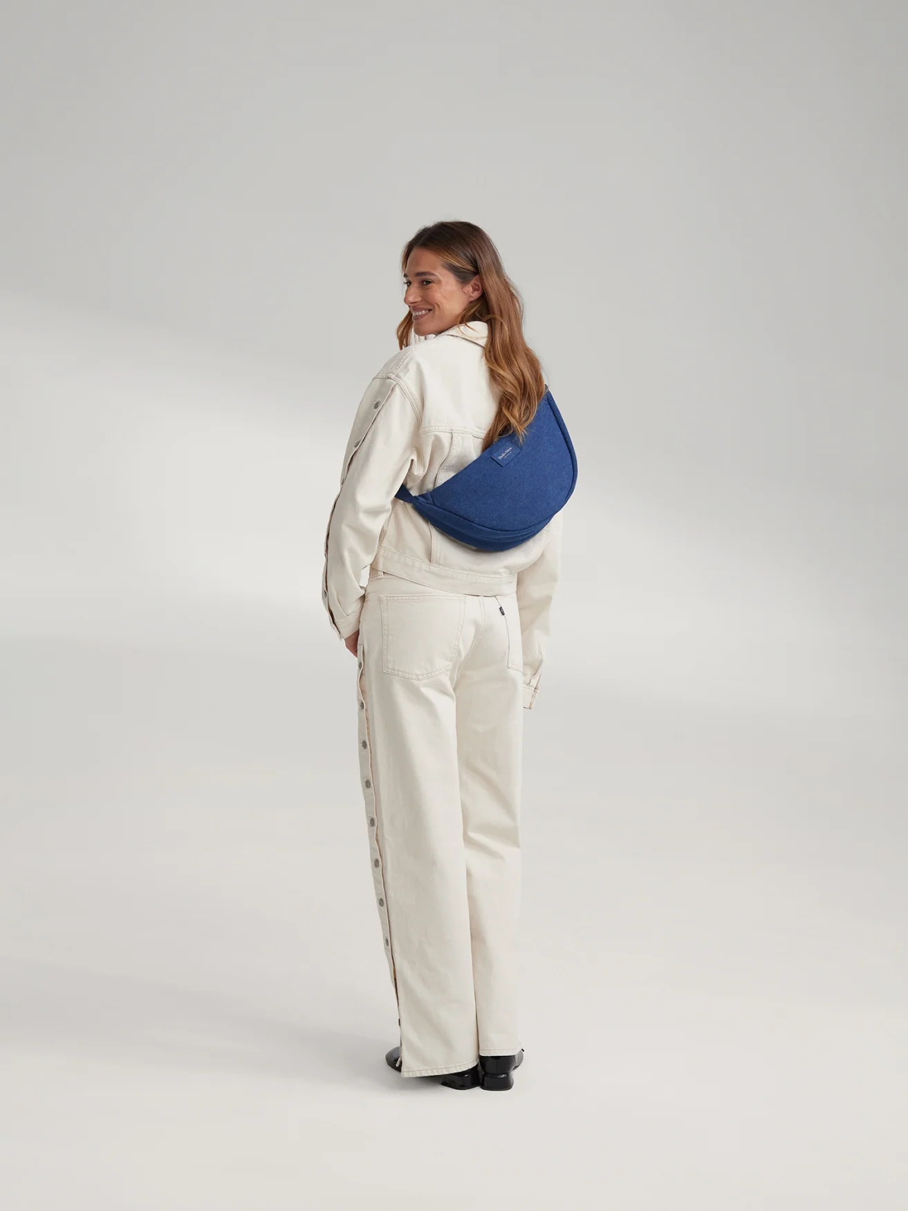 Denim Adult Fanny Pack | Dark Blue