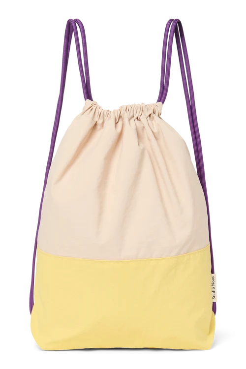 Patchwork Gym Bag | Butter Yellow