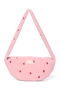 Teddy Mini Cross Body Bag | Light Pink Hearts