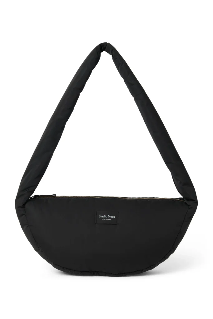 Puffy Mini Cross Body Bag | Black