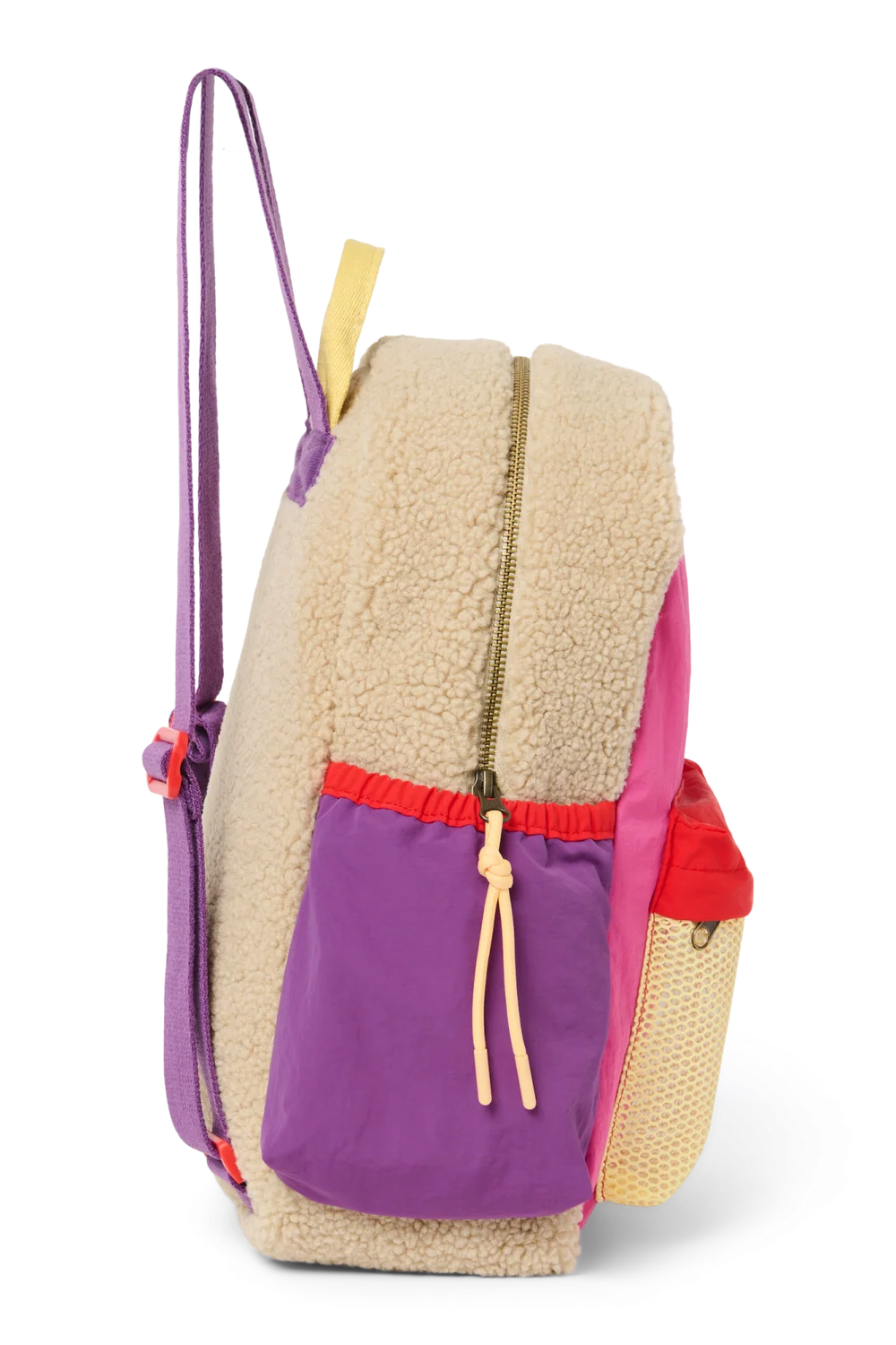 Patchwork Midi Backpack | Bright Pink