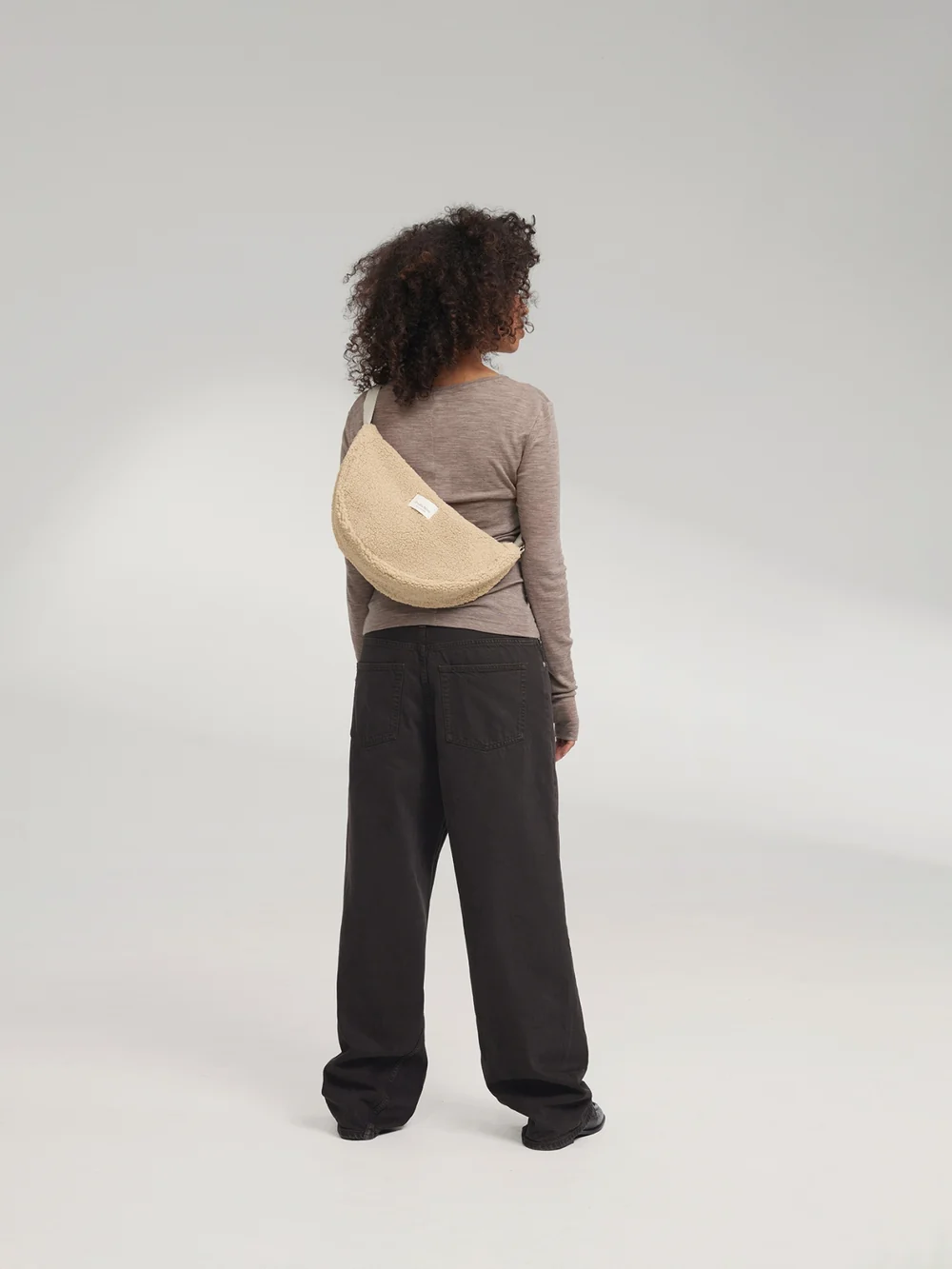 Teddy Adult Fanny Pack | Ecru