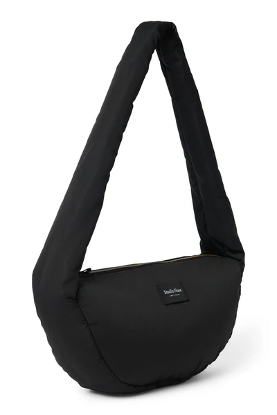 Puffy Mini Cross Body Bag | Black