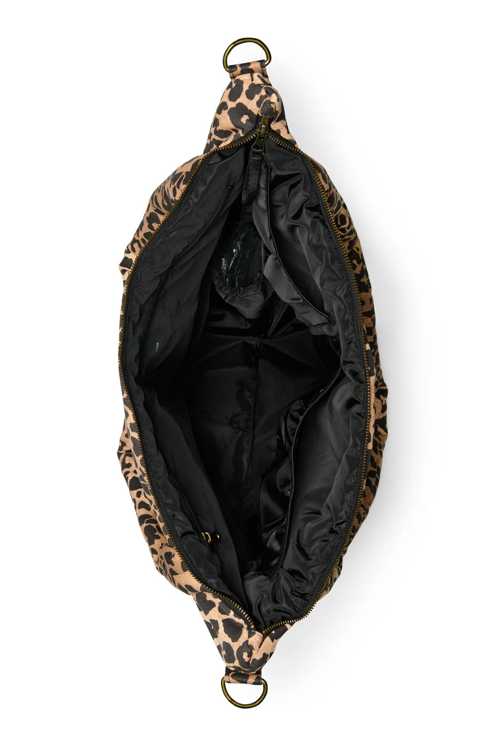 Cotton Diaper Bag | Brown Leopard