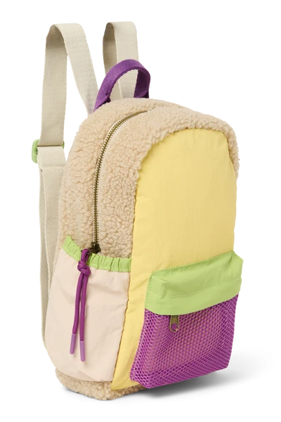 Patchwork Mini Backpack | Butter Yellow
