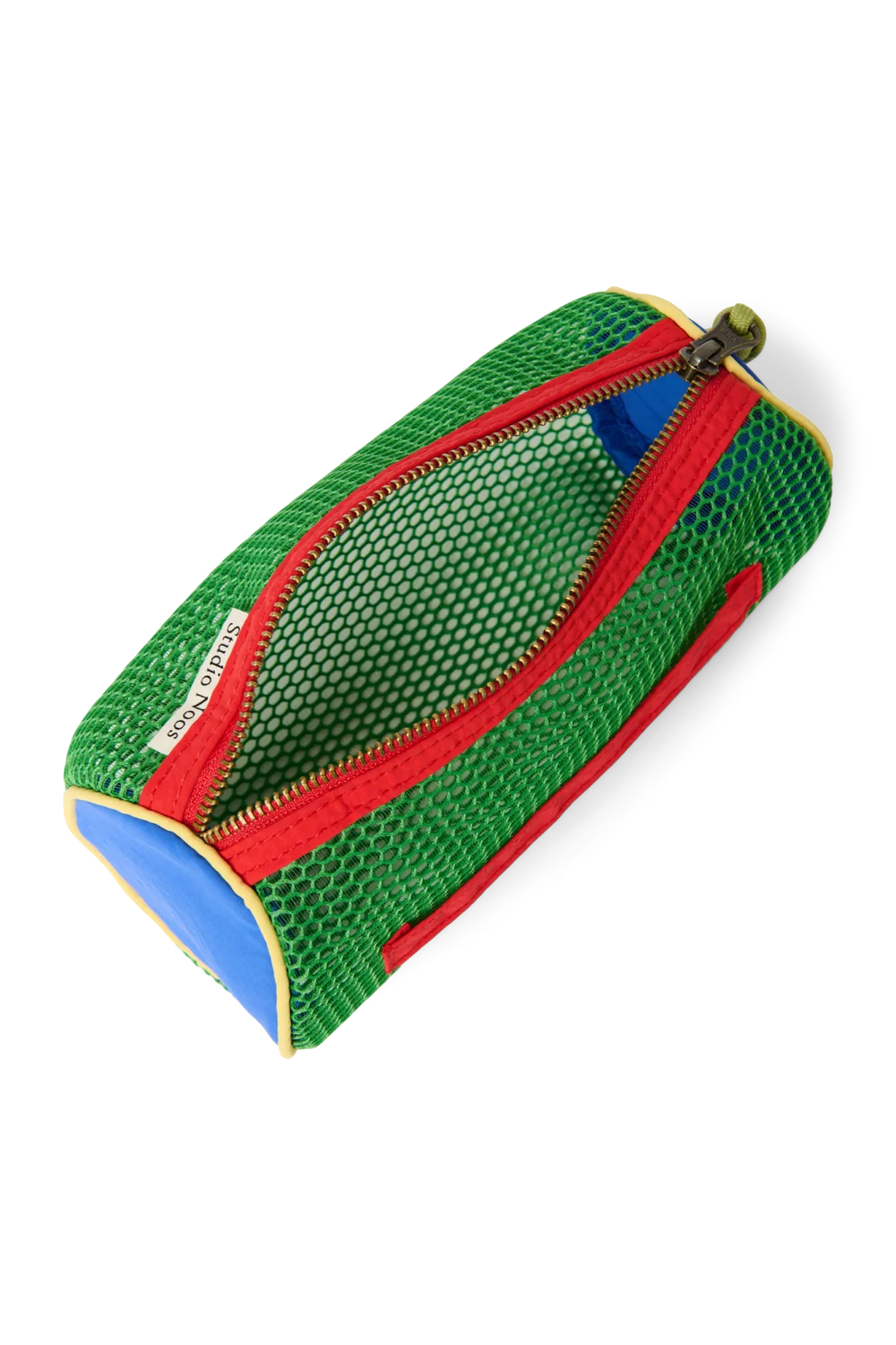 Patchwork Pencil Case | Fiery Red