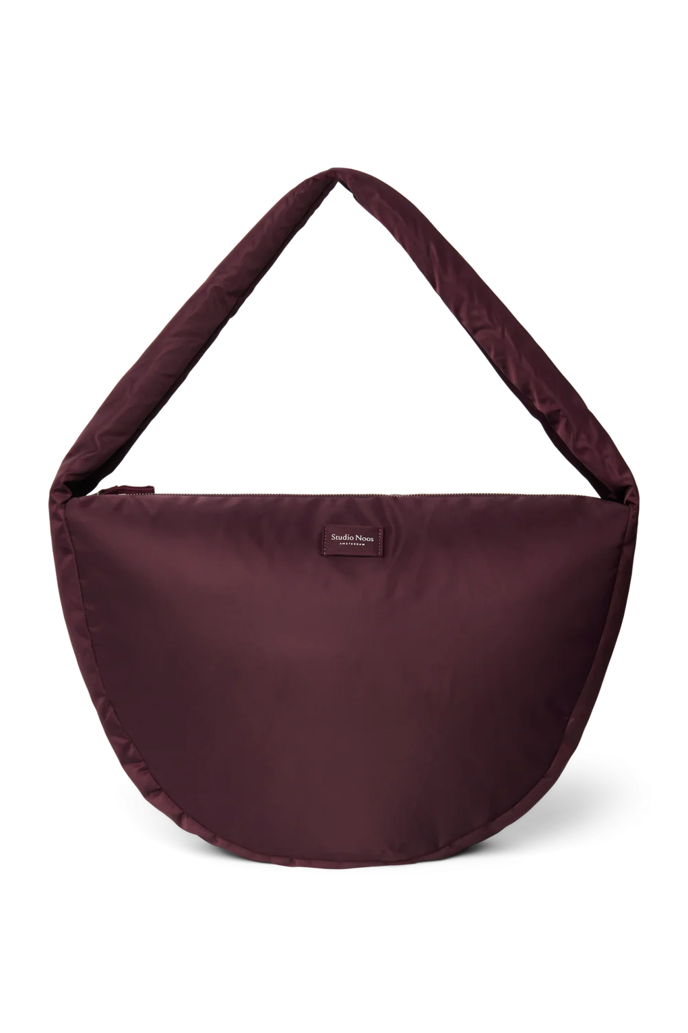 Technical Puffy Cross Body Bag | Burgundy