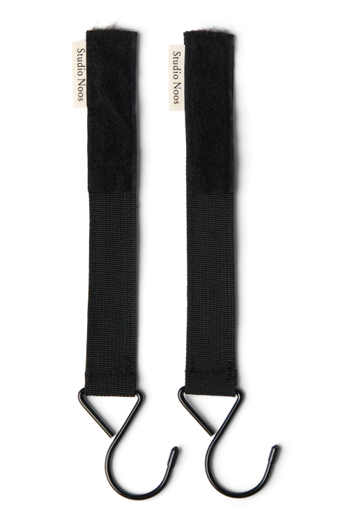 SN Stroller Strap Hooks | Black