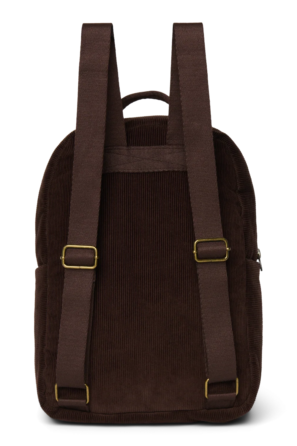 Rib Puffy Midi Backpack | Dark Brown