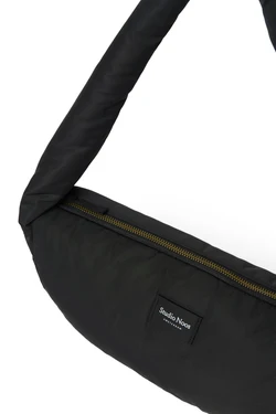Puffy Mini Cross Body Bag | Black