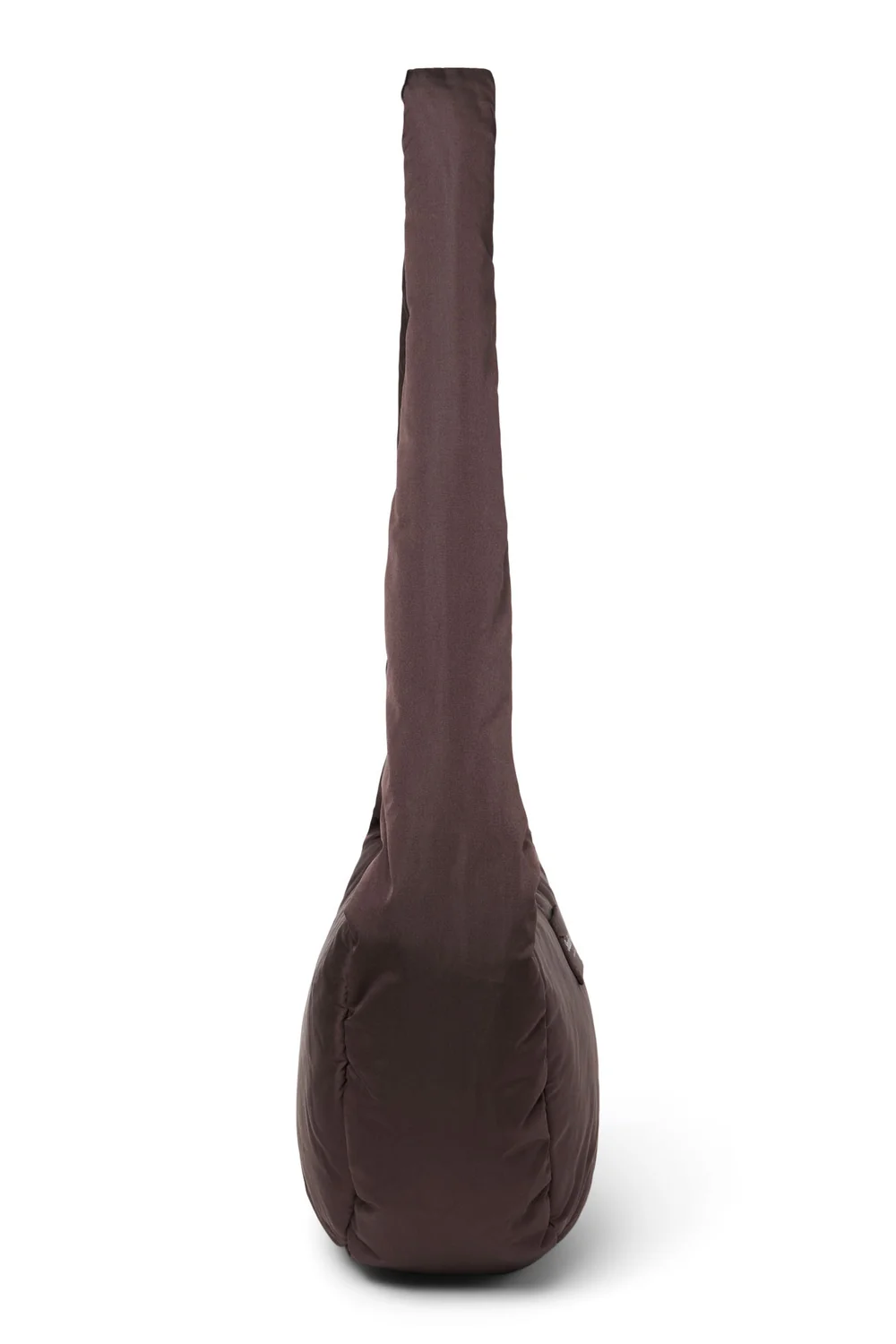 Puffy Mini Cross Body Bag | Brown