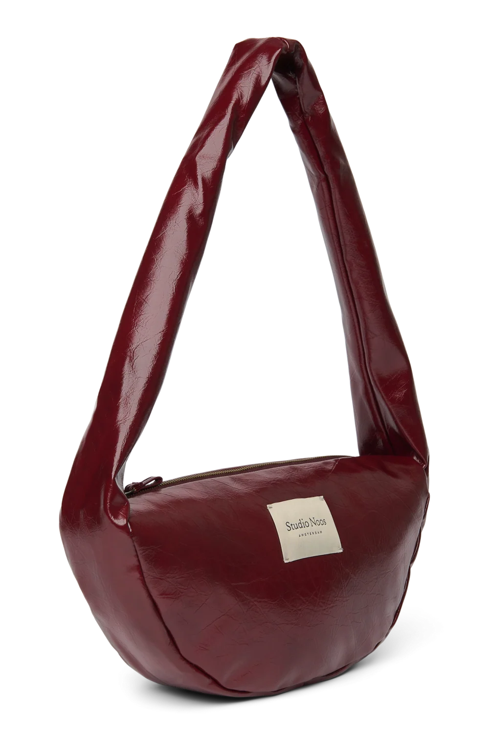 Vegan Leather Mini Cross Body Bag | Burgundy
